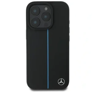Hurtownia GSM - Etui Mercedes MEHMP16L23RURBK Apple iPhone 16 Pro hardcase MB Blue Line Leather MagSafe czarny/black - MRS249 - {ean13} - Hurt