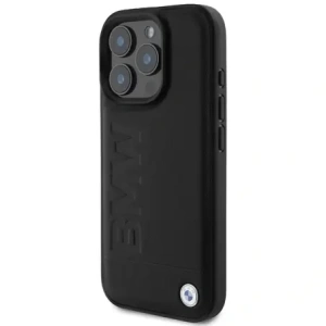Hurtownia GSM - Etui BMW BMHMP16LSLLBK Apple iPhone 16 Pro hardcase Leather Hot Stamp MagSafe černý/black - BMW703 - {ean13} - Hurt