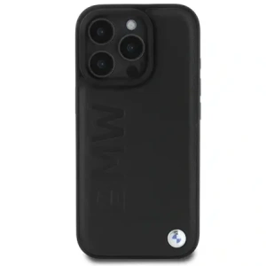 Hurtownia GSM - BMW BMHMP16LSLLBK Apple iPhone 16 Pro Hartschale Leder Heißprägung MagSafe schwarz - BMW703 - {ean13} - Hurt