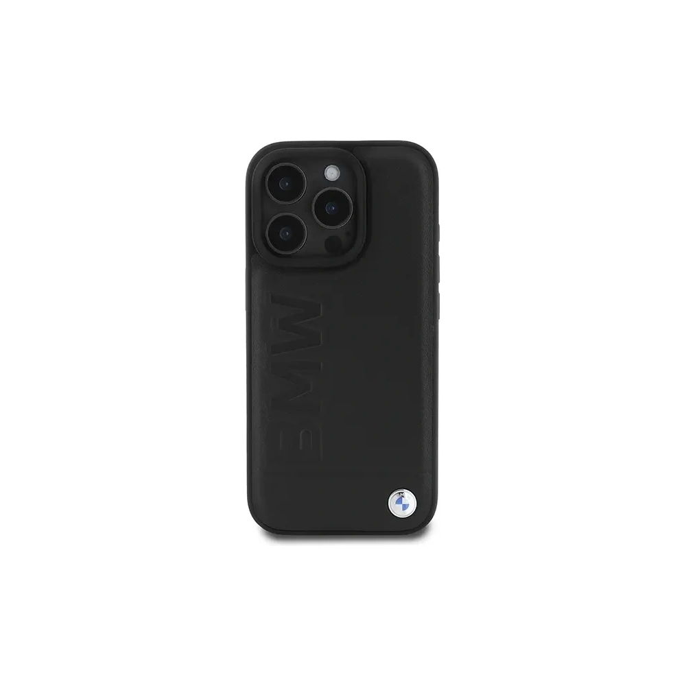 Hurtownia GSM - Etui BMW BMHMP16LSLLBK Apple iPhone 16 Pro hardcase Leather Hot Stamp MagSafe czarny/black - BMW703 - {ean13} - Hurt