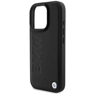 Hurtownia GSM - Etui BMW BMHMP16LSLLBK Apple iPhone 16 Pro hardcase Leather Hot Stamp MagSafe czarny/black - BMW703 - {ean13} - Hurt