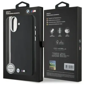 Wholesale BMW BMHMP16M23PMWK Apple iPhone 16 Plus hardcase M Smooth Full Wrapped Metal MagSafe black - BMW704 - {ean13} - Hurt