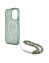 Hurtownia GSM - Etui Guess GUHMP16LHGCRELSA Apple iPhone 16 Pro hardcase IML Glitter s perlovým popruhem MagSafe zelený/green - GUE4121 - {ean13} - Hurt
