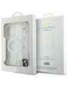 Hurtownia GSM - Guess GUHMP16LHGCRELST Apple iPhone 16 Pro husă tare IML Glitter cu curea din perlă MagSafe transparentă - GUE4123 - {ean13} - Hurt