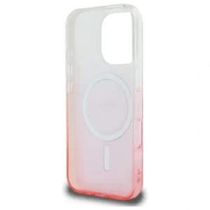 Etui Guess GUHMP16LHGRCELP Apple iPhone 16 Pro hardcase IML Glitter Gradient MagSafe różowy/pink