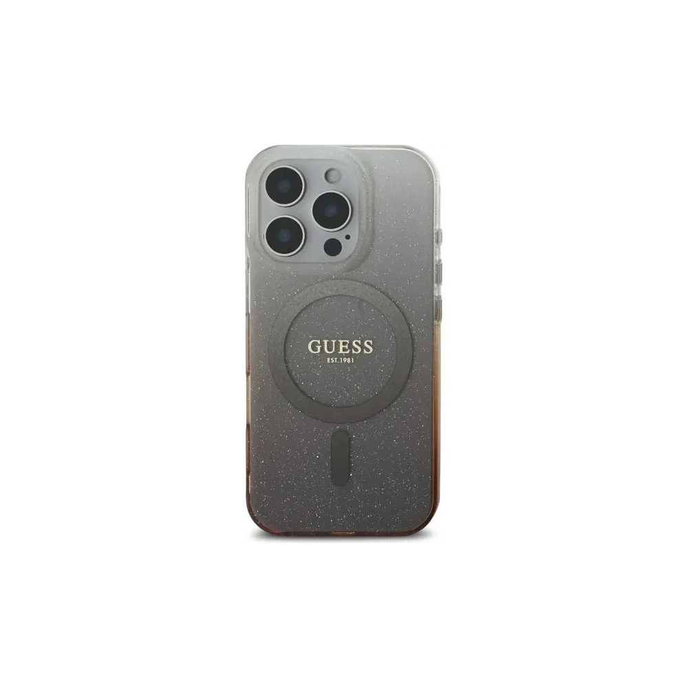 Hurtownia GSM - Etui Guess GUHMP16LHGRCELW Apple iPhone 16 Pro hardcase IML Glitter Gradient MagSafe brązowy/brown - GUE4125 - {ean13} - Hurt