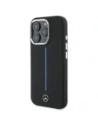 Hurtownia GSM - Etui Mercedes MEHMP16L23SUMBK Apple iPhone 16 Pro hardcase Silicone Blue Stripe MagSafe czarny/black - MRS251 - {ean13} - Hurt