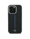 Hurtownia GSM - Etui Mercedes MEHMP16L23SUMBK Apple iPhone 16 Pro hardcase Silicone Blue Stripe MagSafe czarny/black - MRS251 - {ean13} - Hurt