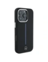 Hurtownia GSM - Etui Mercedes MEHMP16L23SUMBK Apple iPhone 16 Pro hardcase silikonový modrý pruh MagSafe černý/black - MRS251 - {ean13} - Hurt