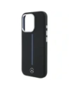 Hurtownia GSM - Etui Mercedes MEHMP16L23SUMBK Apple iPhone 16 Pro hardcase Silicone Blue Stripe MagSafe czarny/black - MRS251 - {ean13} - Hurt
