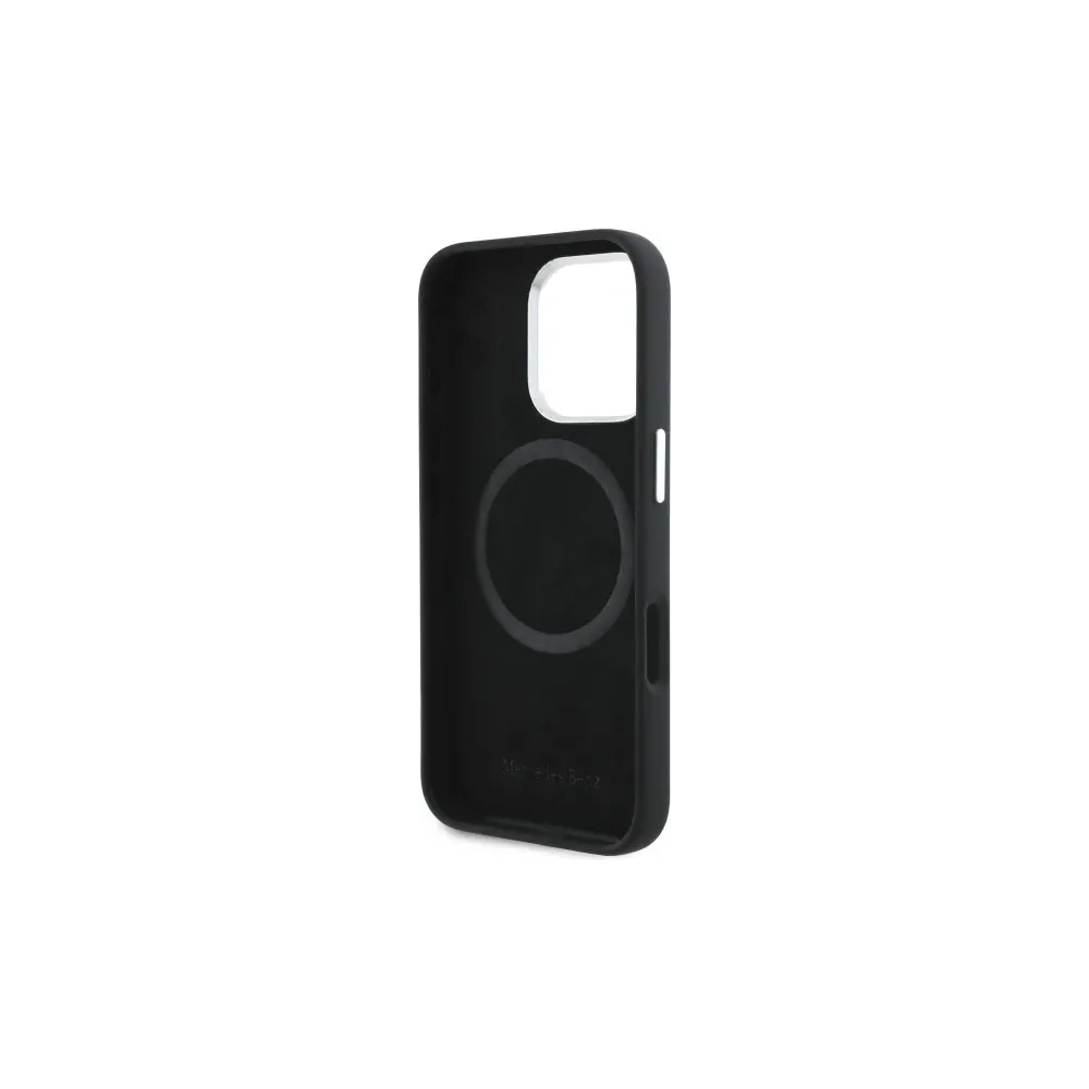 Hurtownia GSM - Mercedes MEHMP16L23SUVSK Apple iPhone 16 Pro keménytok Szilikon Függőleges Tonális Csíkok MagSafe fekete - MRS253 - {ean13} - Hurt