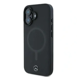 Wholesale Mercedes MEHMP16M23RCMK Apple iPhone 16 Plus hardcase Smooth Leather MagSafe black - MRS254 - {ean13} - Hurt