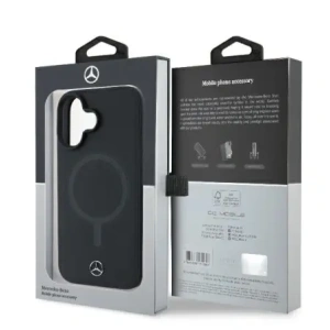 Hurtownia GSM - Mercedes MEHMP16M23RCMK Apple iPhone 16 Plus kemény tok Simító Bőr MagSafe fekete - MRS254 - {ean13} - Hurt