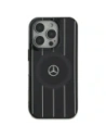 Mercedes MEHMP16S23HRSK Apple iPhone 16 Hartschale MB Doppel-Layer Überkreuzte Linien MagSafe schwarz