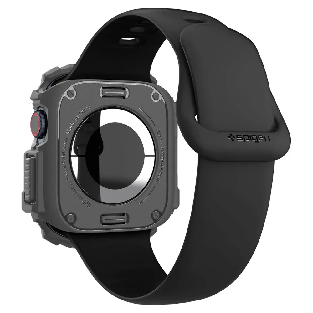 Wholesale Spigen Rugged Armor Apple Watch 10 46mm Dark Grey - SPN16533 - {ean13} - Hurt