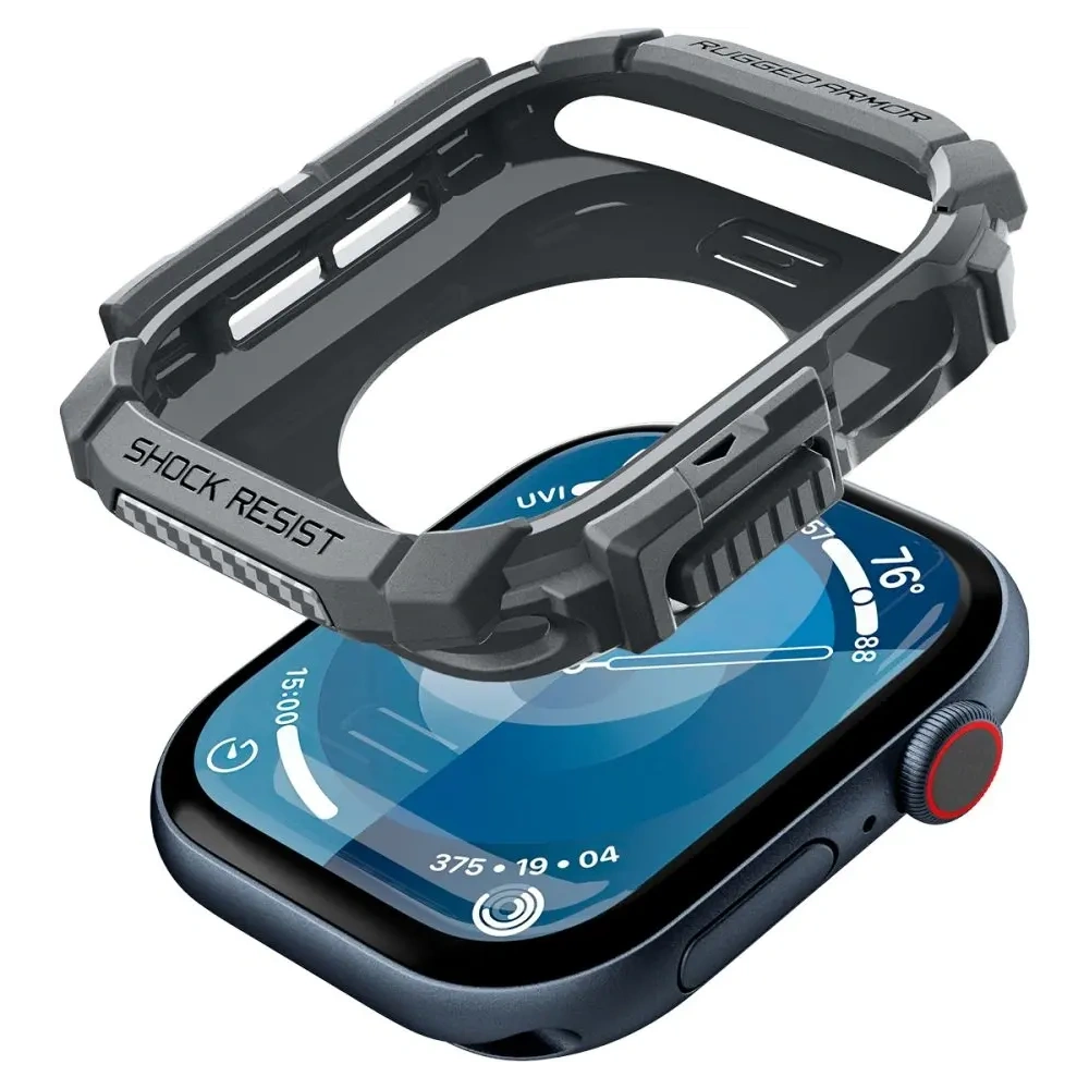 Wholesale Spigen Rugged Armor Apple Watch 10 46mm Dark Grey - SPN16533 - {ean13} - Hurt