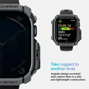Hurtownia GSM - Etui Spigen Rugged Armor Apple Watch 10 46mm tmavě šedé - SPN16533 - {ean13} - Hurt