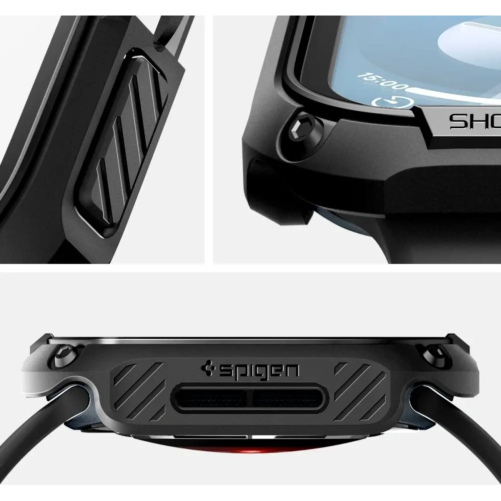 Wholesale Spigen Tough Armor Apple Watch 10 46mm Black - SPN16534 - {ean13} - Hurt