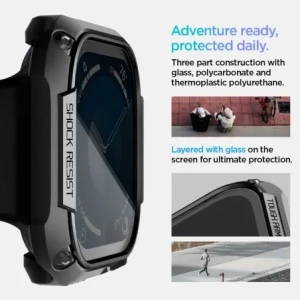 Hurtownia GSM - Etui Spigen Tough Armor Apple Watch 10 46mm černé - SPN16534 - {ean13} - Hurt