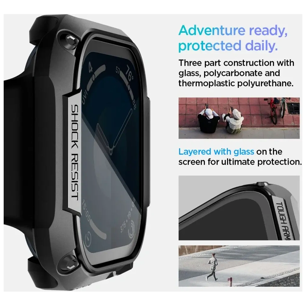 Hurtownia GSM - Spigen Tough Armor Apple Watch 10 46mm Fekete - SPN16534 - {ean13} - Hurt