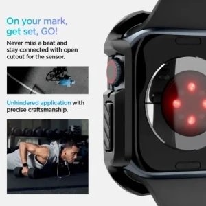 Hurtownia GSM - Etui Spigen Tough Armor Apple Watch 10 46mm černé - SPN16534 - {ean13} - Hurt