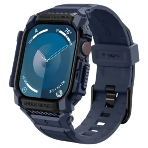 Wholesale Spigen Rugged Armor Pro Apple Watch 10 46mm Navy Blue - SPN16535 - {ean13} - Hurt