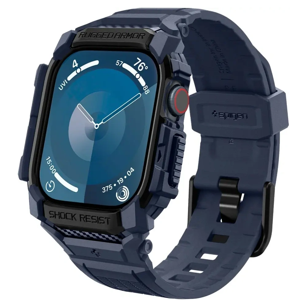 Wholesale Spigen Rugged Armor Pro Apple Watch 10 46mm Navy Blue - SPN16535 - {ean13} - Hurt
