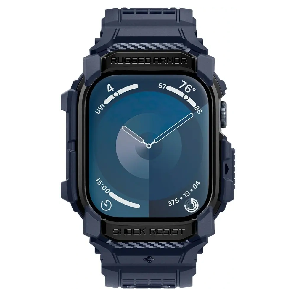 Wholesale Spigen Rugged Armor Pro Apple Watch 10 46mm Navy Blue - SPN16535 - {ean13} - Hurt