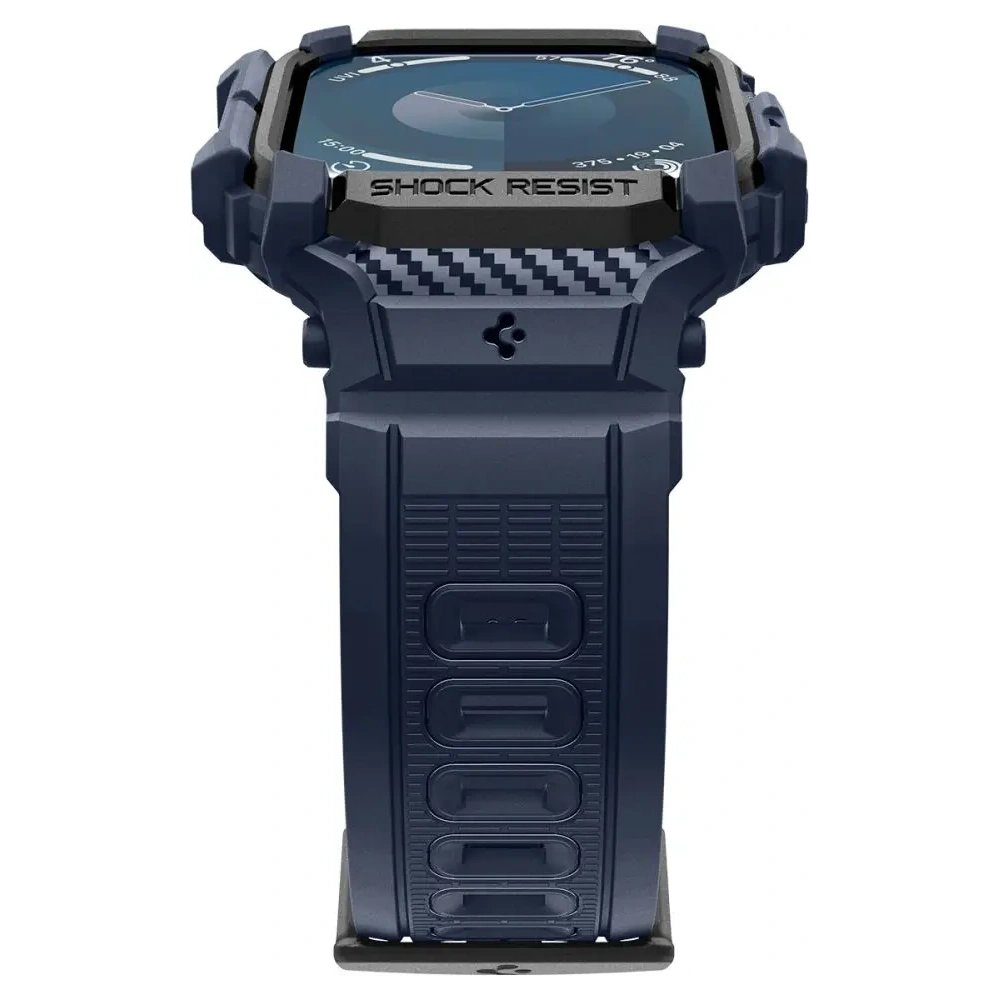 Wholesale Spigen Rugged Armor Pro Apple Watch 10 46mm Navy Blue - SPN16535 - {ean13} - Hurt