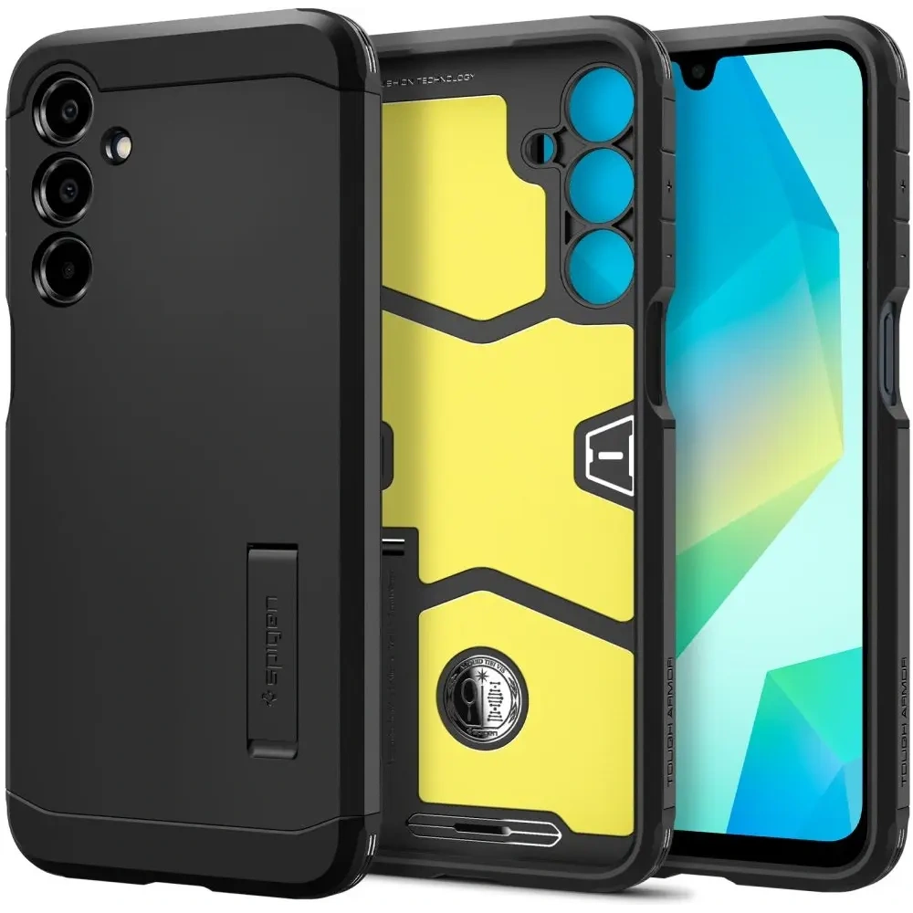 Wholesale Spigen Tough Armor Samsung Galaxy A16 4G / 5G Black - SPN16537 - {ean13} - Hurt