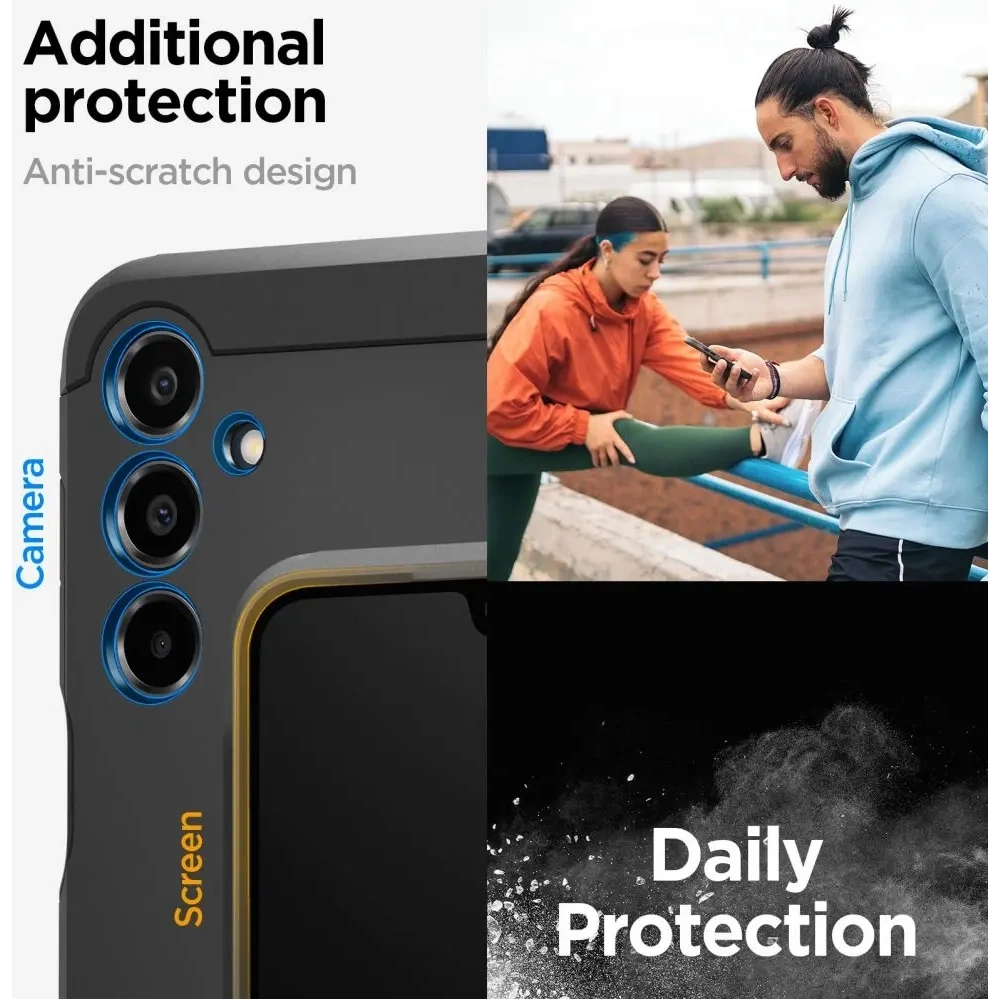 Wholesale Spigen Tough Armor Samsung Galaxy A16 4G / 5G Black - SPN16537 - {ean13} - Hurt