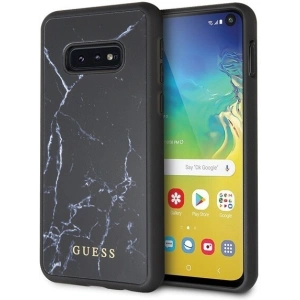 Hurtownia GSM - Etui Guess GUHCS10LHYMABK Samsung Galaxy S10e schwarz/hard case Marble - GUE350BLK - {ean13} - Hurt