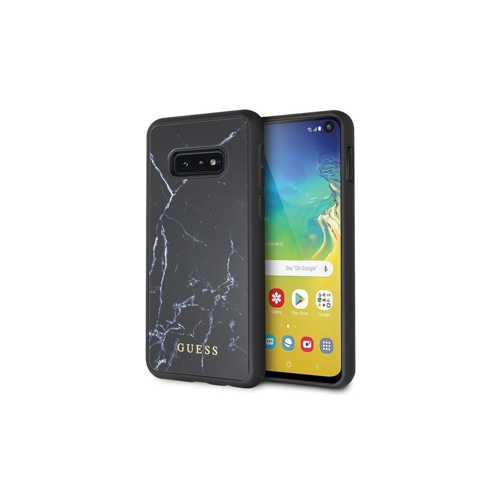 Hurtownia GSM - Etui Guess GUHCS10LHYMABK Samsung Galaxy S10e czarny/black hard case Marble - GUE350BLK - {ean13} - Hurt