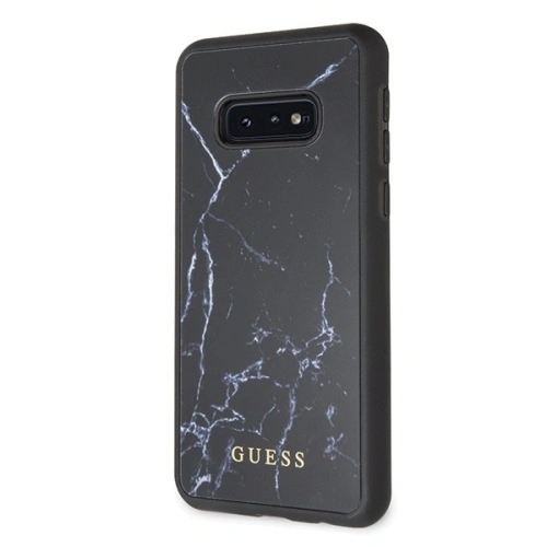 Etui Guess GUHCS10LHYMABK Samsung Galaxy S10e czarny/black hard case Marble