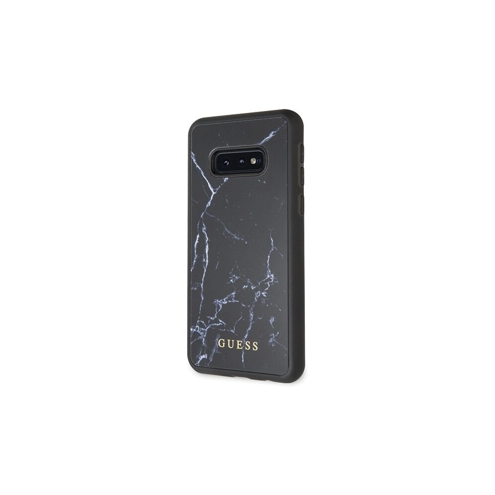 Hurtownia GSM - Etui Guess GUHCS10LHYMABK Samsung Galaxy S10e czarny/black hard case Marble - GUE350BLK - {ean13} - Hurt