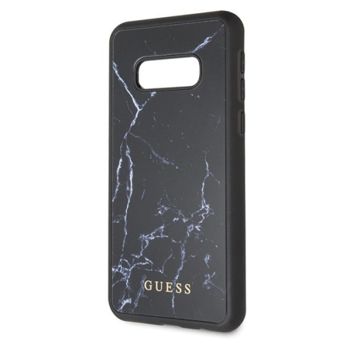 Etui Guess GUHCS10LHYMABK Samsung Galaxy S10e czarny/black hard case Marble