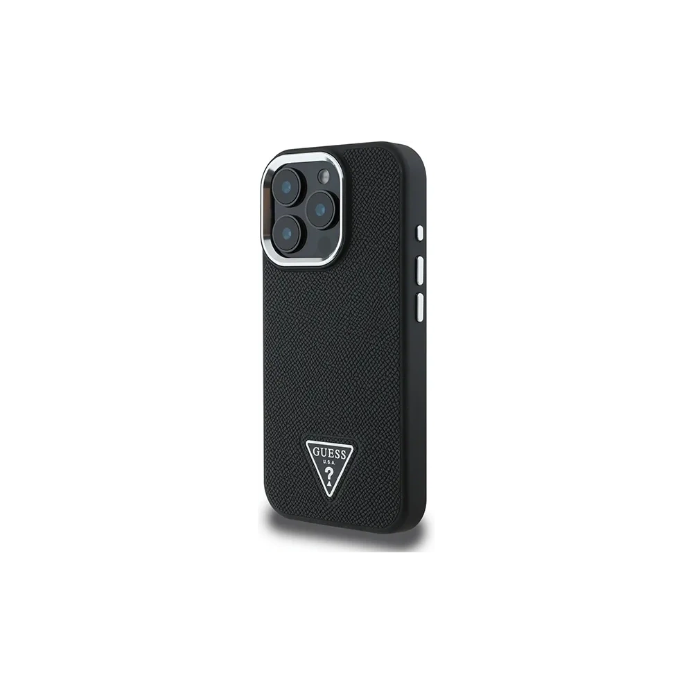 Hurtownia GSM - Etui Guess GUHMP16LPGTSPSK Apple iPhone 16 Pro hardcase Grained Triangle MagSafe černý/black - GUE4127 - {ean13} - Hurt