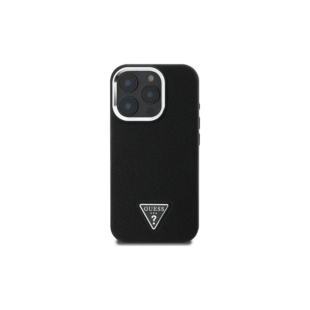 Hurtownia GSM - Etui Guess GUHMP16LPGTSPSK Apple iPhone 16 Pro hardcase Grained Triangle MagSafe černý/black - GUE4127 - {ean13} - Hurt