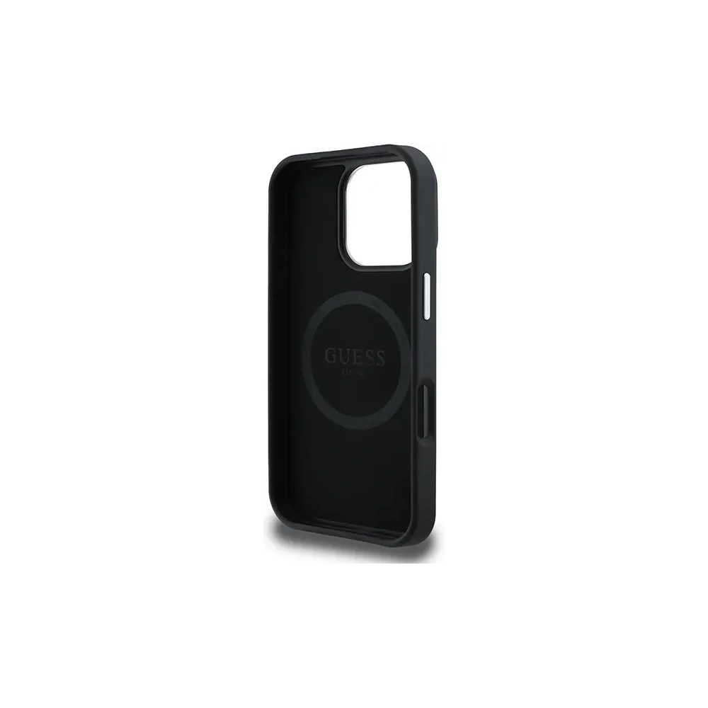 Hurtownia GSM - Etui Guess GUHMP16LPGTSPSK Apple iPhone 16 Pro hardcase Grained Triangle MagSafe czarny/black - GUE4127 - {ean13} - Hurt