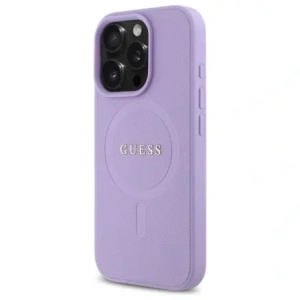 Etui Guess GUHMP16LPSAHMCU Apple iPhone 16 Pro hardcase Saffiano MagSafe fioletowy/purple