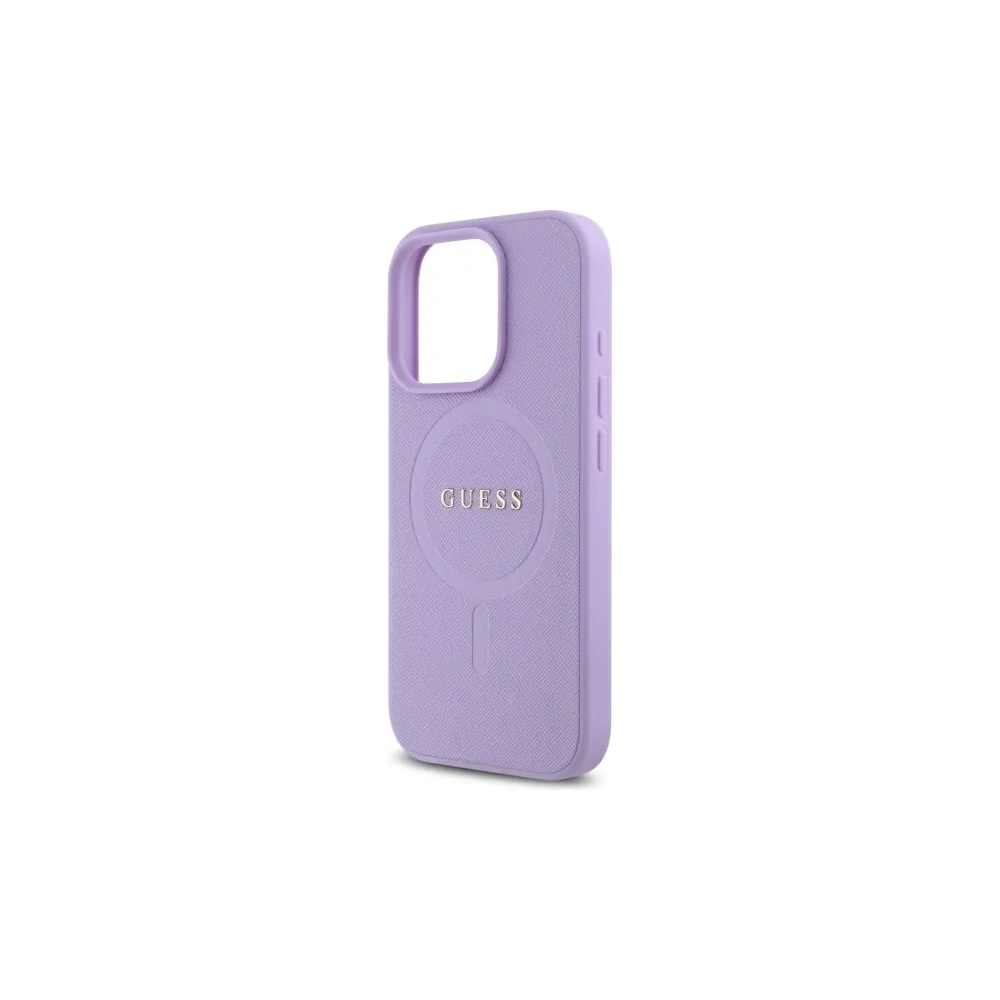 Hurtownia GSM - Etui Guess GUHMP16LPSAHMCU Apple iPhone 16 Pro hardcase Saffiano MagSafe fioletowy/purple - GUE4128 - {ean13} - Hurt