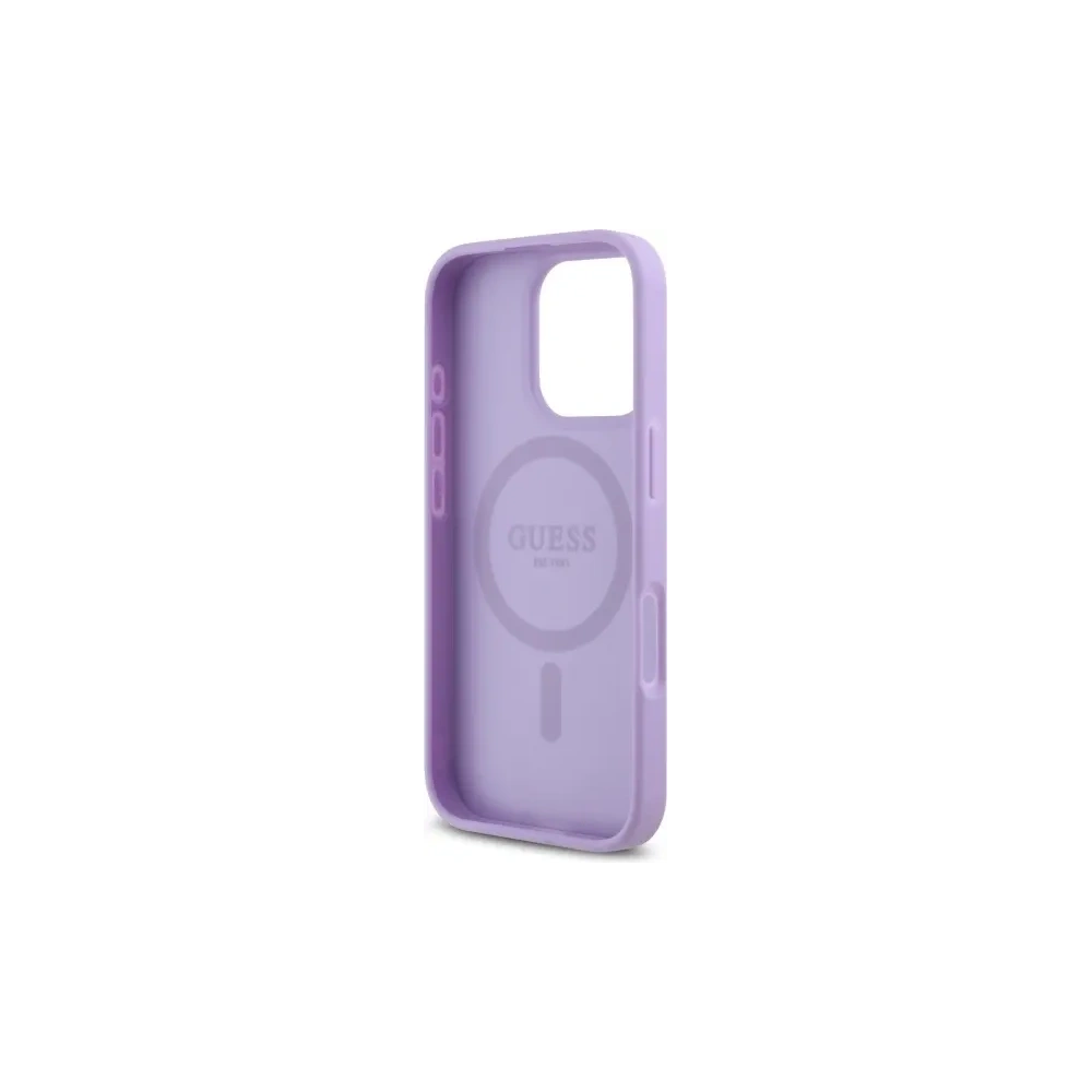 Hurtownia GSM - Etui Guess GUHMP16LPSAHMCU Apple iPhone 16 Pro hardcase Saffiano MagSafe fioletowy/purple - GUE4128 - {ean13} - Hurt