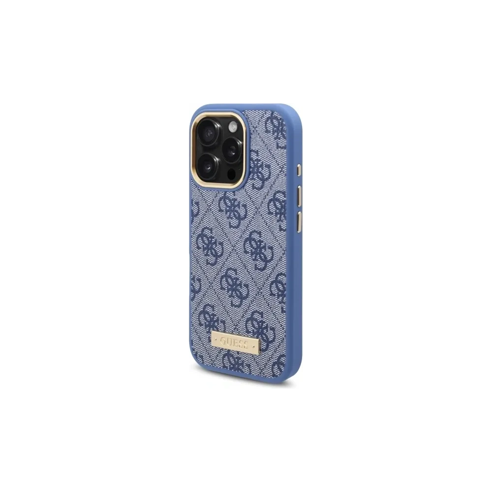 Hurtownia GSM - Etui Guess GUHMP16LU4GPRB Apple iPhone 16 Pro hardcase 4G Logo Plate MagSafe niebieski/blue - GUE4129 - {ean13} - Hurt
