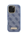 Hurtownia GSM - Etui Guess GUHMP16LU4GPRB Apple iPhone 16 Pro hardcase 4G Logo Plate MagSafe niebieski/blue - GUE4129 - {ean13} - Hurt