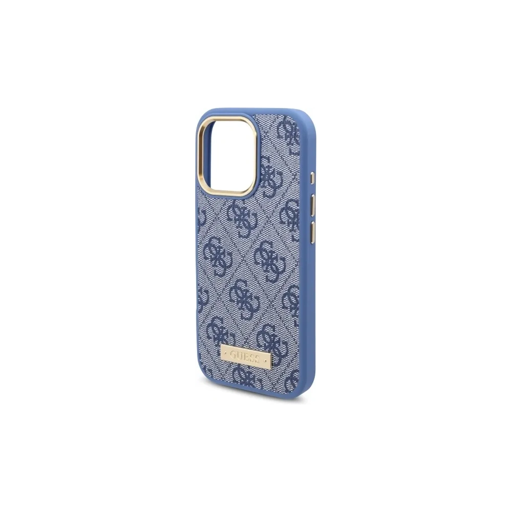 Hurtownia GSM - Etui Guess GUHMP16LU4GPRB Apple iPhone 16 Pro hardcase 4G Logo Plate MagSafe niebieski/blue - GUE4129 - {ean13} - Hurt