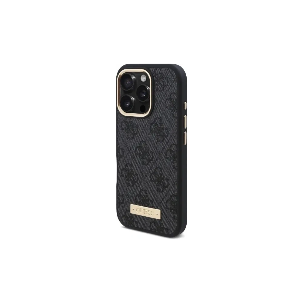 Hurtownia GSM - Guess GUHMP16LU4GPRK Apple iPhone 16 Pro Hartschale 4G Logo Platte MagSafe schwarz - GUE4130 - {ean13} - Hurt