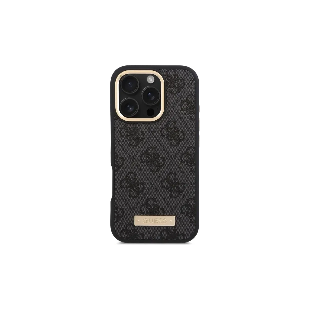 Hurtownia GSM - Guess GUHMP16LU4GPRK Apple iPhone 16 Pro Hartschale 4G Logo Platte MagSafe schwarz - GUE4130 - {ean13} - Hurt