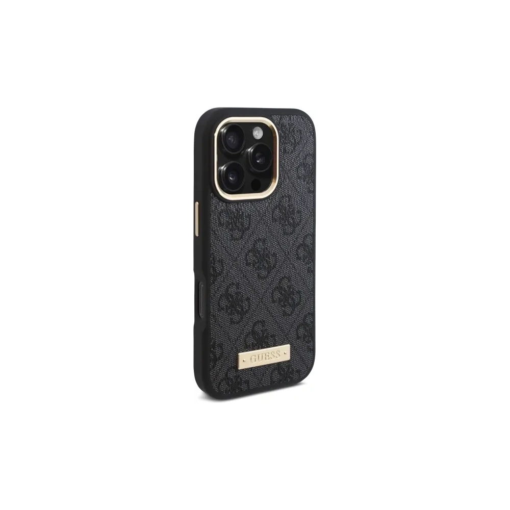Hurtownia GSM - Etui Guess GUHMP16LU4GPRK Apple iPhone 16 Pro hardcase 4G Logo Plate MagSafe černý/black - GUE4130 - {ean13} - Hurt