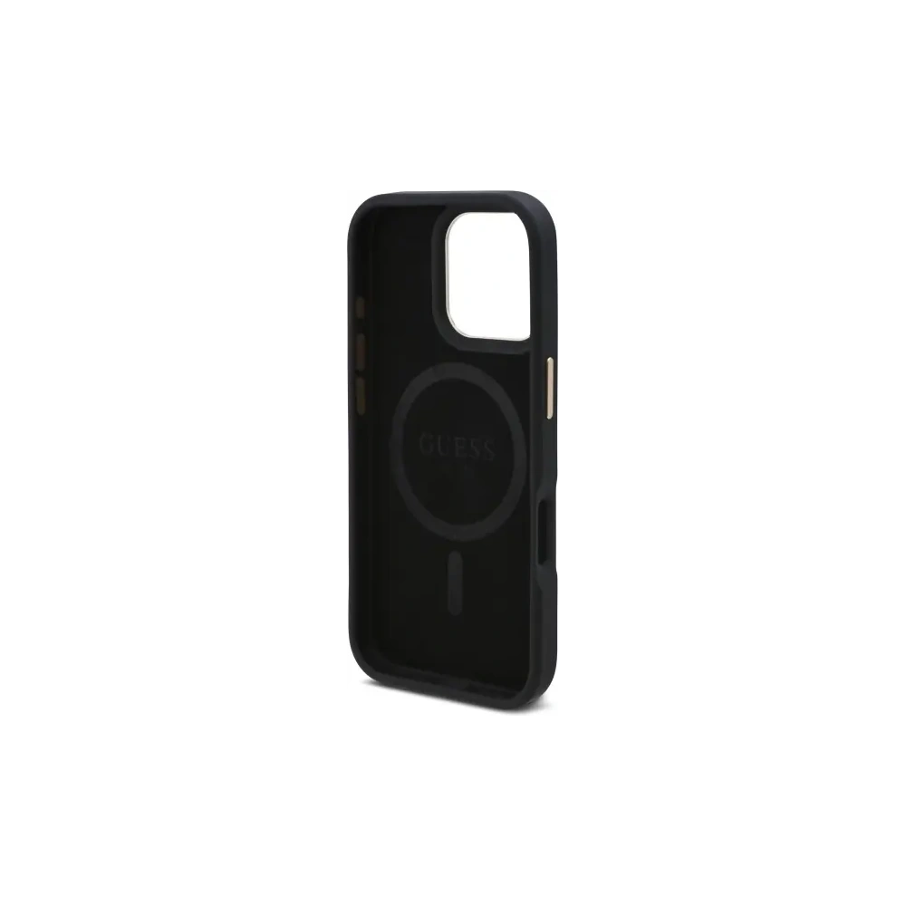 Hurtownia GSM - Guess GUHMP16LU4GPRK Apple iPhone 16 Pro Hartschale 4G Logo Platte MagSafe schwarz - GUE4130 - {ean13} - Hurt