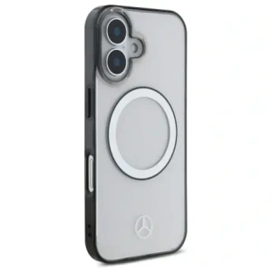 Wholesale Mercedes MEHMP16S23HUOKC Apple iPhone 16 hardcase Printed logo MagSafe transparent - MRS256 - {ean13} - Hurt